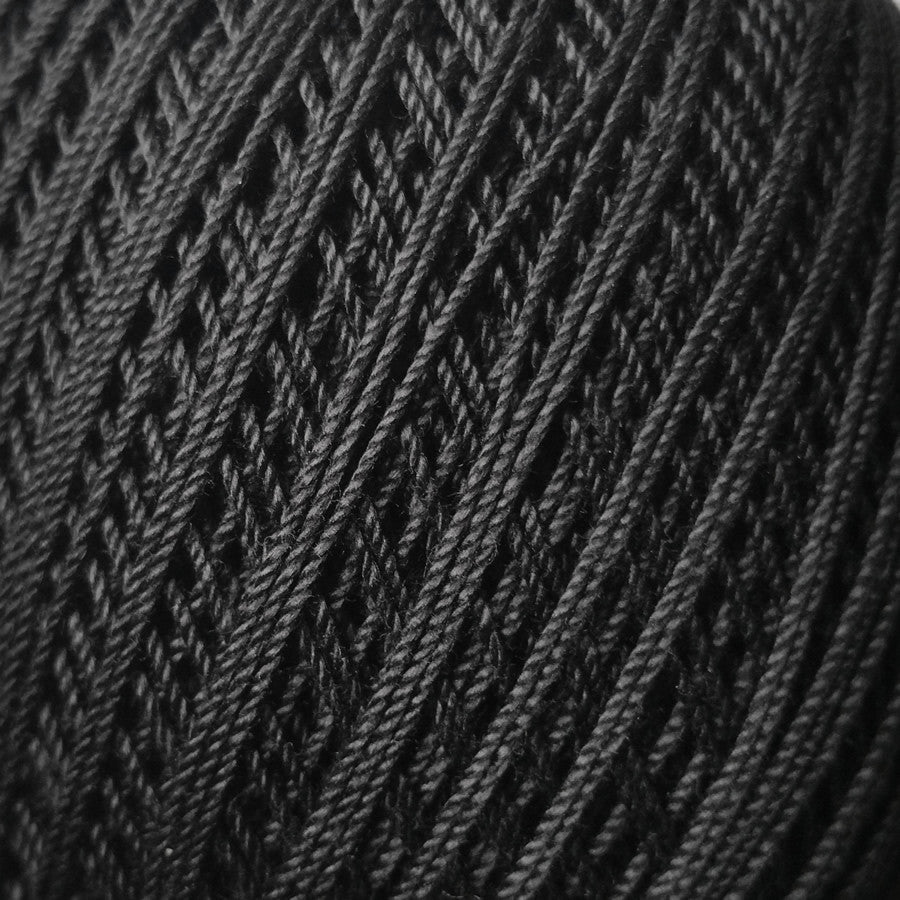 Bassoon Reed Thread Wrapping (260m, cotton) - Black — Crook and Staple